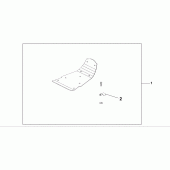 Схема вузла: Skid plate для Honda XR125