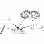 Схема вузла: Mark 94 для Honda XR250