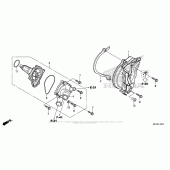 Схема вузла: Водяний насос для Honda CBR1000 CBR1000RR Fireblade