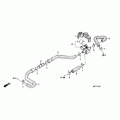 Схема вузла: Air injection valve для Honda XL700V Transalp