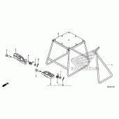 Схема вузла: Stand + step для Honda CRF150 CRF150RB