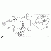 Схема узла: Canister ( 01- 06) для Honda CBR600 CBR600F4i