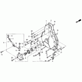 Схема вузла: Clutch cover для Honda GL1500 Gold Wing Special Edition