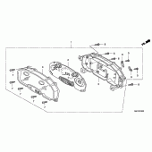 Схема узла: Спидометр (FJS400D8) для Honda FJS400 Silver Wing