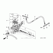 Схема вузла: Циліндр зчеплення для Honda VFR800 Interceptor