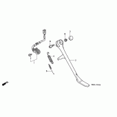 Схема вузла: Підставка для Honda VT1100 Shadow ACE