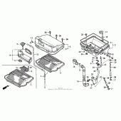 Схема узла: Воздушный фильтр для Honda GL1500 Gold Wing Aspencade