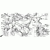 Схема узла: Перед. тормозной шланг (st1300a) для Honda ST1300 Pan-European
