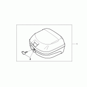 Схема вузла: Top box 26l для Honda CBF250