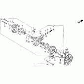 Схема вузла: Масляний насос для Honda XR600