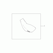 Схема вузла: Сидіння для Honda FMX650