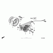 Схема вузла: Генератор для Honda CRF230 CRF230F