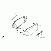 Схема узла: Боковой обтекатель для Honda GL1500 Gold Wing Special Edition