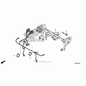 Схема вузла: Cowl stay для Honda NSA700 DN-01