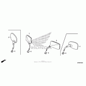 Схема вузла: Mirror для Honda VT1300 Stateline