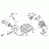 Схема узла: Масляный насос 1 для Honda VFR1200 VFR