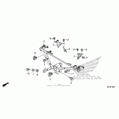 Схема вузла: Cowl stay для Honda GL1800 Gold Wing