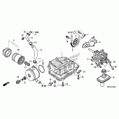 Схема узла: Масляный насос 1 для Honda VFR1200 VFR