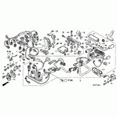 Схема вузла: Електрообладнання для Honda CB1000 CB1000R