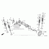 Схема узла: Распредвал & Клапан для Honda CRF150 CRF150R