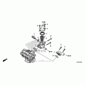 Схема вузла: Термостат для Honda CBR600 CBR600RR
