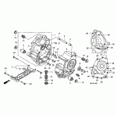 Схема вузла: Картер двигуна для Honda FJS400 Silver Wing