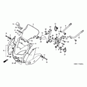 Схема вузла: Cowling comp для Honda CB600F Hornet S