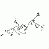 Схема вузла: Електрообладнання для Honda NSA700 DN-01