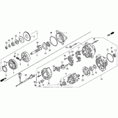 Схема вузла: Alternator 96-98 для Honda ST1100 Pan-European