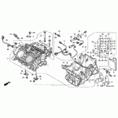 Схема узла: Crankcase (2) для Honda VFR1200 VFR