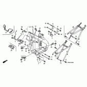 Схема вузла: Рама для Honda CRF250 CRF250R