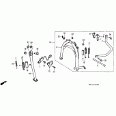 Схема узла: Подставка для Honda XRV750 Africa Twin