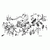 Схема узла: Электрооборудование (FJS400D9/FJ S400A) для Honda FJS400 Silver Wing