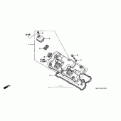 Схема вузла: Клапанна кришка для Honda CBR1100XX Blackbird
