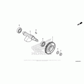 Схема вузла: Balancer Shaft для Honda CRF250 CRF250L