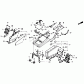 Схема узла: Shelter except i для Honda GL1500 Gold Wing Aspencade