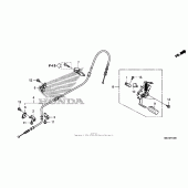 Схема вузла: Parking brake для Honda NSA700 DN-01
