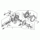 Схема узла: Приводной редуктор (ST1100AN/AP/AR) для Honda ST1100 Pan-European