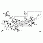 Схема вузла: Wire harness (cbr250r) для Honda CBR250