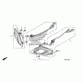 Схема узла: Поворотники для Honda ST1300 Pan-European