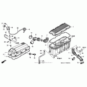 Схема узла: Воздушный фильтр для Honda NRX1800 Valkyrie Rune