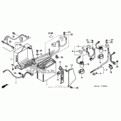 Схема узла: Аккумулятор для Honda GL1800 Gold Wing