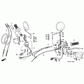 Схема узла: Switch/cable для Honda XL1000V Varadero