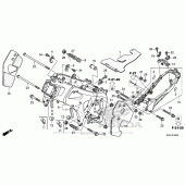 Схема вузла: Рама для Honda CBR600