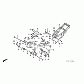 Схема узла: Рама для Honda CBR900RR CBR900RR Fireblade