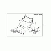 Схема узла: Wind shield kit для Honda ST1100 Pan-European Police