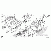 Схема вузла: Front cover + transmission cover для Honda GL1800 Gold Wing