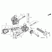 Схема узла: Карбюратор (COMPONENT PARTS) для Honda GL1500 Gold Wing Special Edition