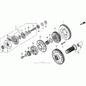 Схема вузла: Primary drive gear для Honda GL1500 Gold Wing Special Edition