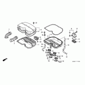 Схема узла: Воздушный фильтр для Honda CBR900RR CBR919RR Fireblade